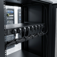 SYNSTRO UK PDU 8 prises 13A 240V 1U 19 pouces, unité de distribution d'alimentation en aluminium pour montage en rack, protection contre les surtensions et les surcharges, rack de serveur