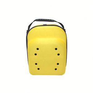Étui de protection en EVA jaune vif pour petits appareils électroniques, boîte de rangement rigide antichoc avec logo personnalisé et insert en mousse - Product Image 1