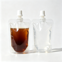 Spuitzak voor koffieconcentraat en melk, staande spuitzak met PE-materiaal voor sap en dranken, 50ml 150ml op voorraad