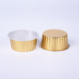 Großhandel Bestseller Aluminiumfolie Kleine Runde Tiefkühlbehälter Backform - Product Image 2