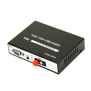 1 cặp 1 Kênh VGA Sợi Quang <span class=keywords><strong>Transmitter</strong></span> Receiver VGA <span class=keywords><strong>Video</strong></span> Và Âm Thanh Chuyển Đổi - Product Image 2