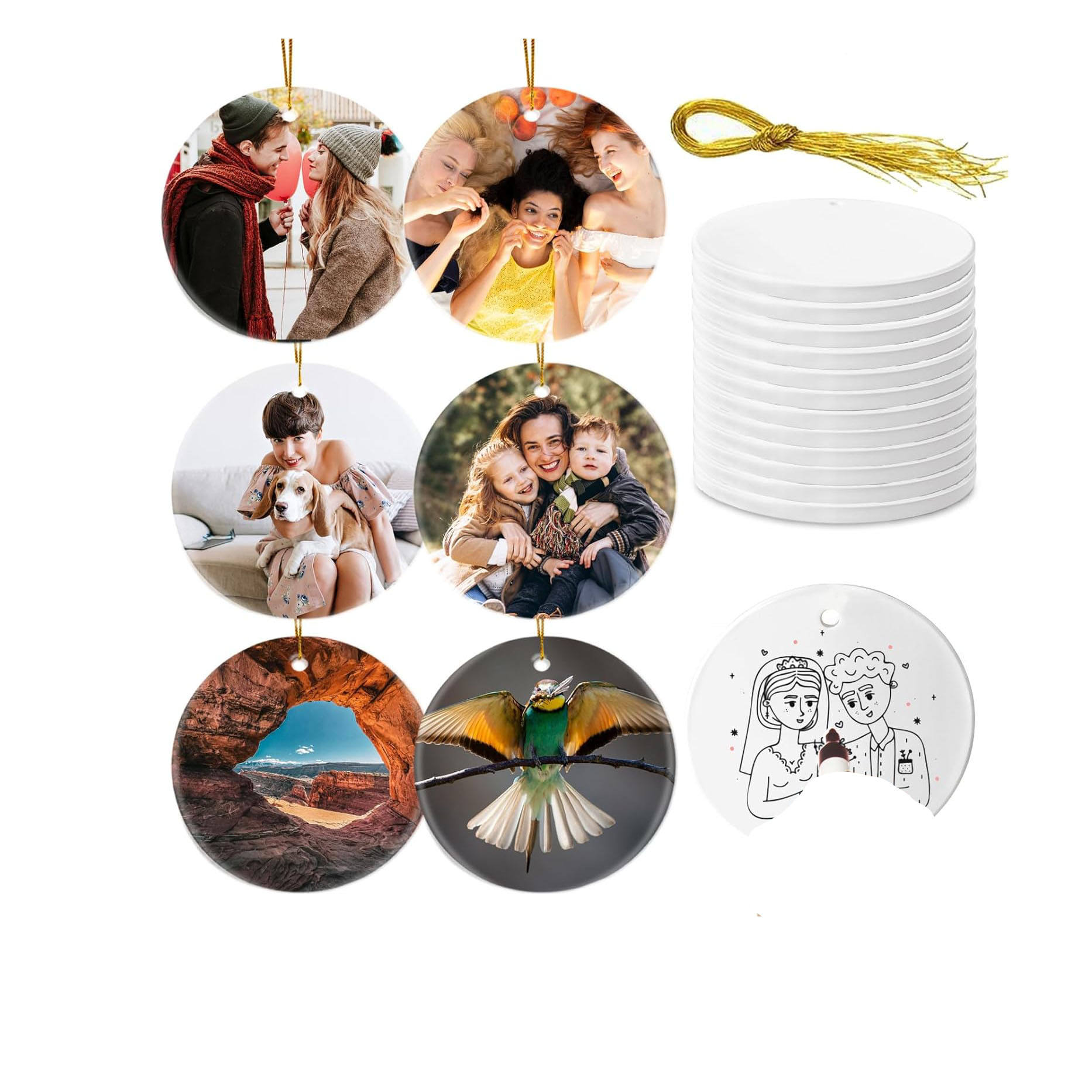 8 "X0.65mm avec un trous