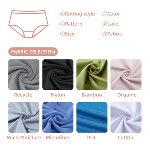 Factory Direct Cotton Hipster Period Panties Pocket Lace Design Leakproof <strong>High</strong> <strong>Waist</strong> <strong>Underwear</strong> For Sanitary <strong>Pad</strong> Use - Product Image 5