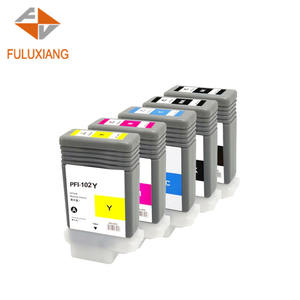 FULUXIANG Compatible PFI102 PFI-102 PFI 102 pour cartouche <span class=keywords><strong>d</strong></span>'encre pour <span class=keywords><strong>Canon</strong></span> IPF500 IPF510 IPF610 IPF700 IPF <span class=keywords><strong>700</strong></span> 710 imprimantes - Product Image 2
