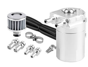 عالمي ، يمكن لصيد زيت الألومنيوم ، زجاجة خزان محتار بالهواء ، خزان احتياطي عالي التلميع ، مصرف سفلي - Product Image 5