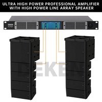 DEKEN DA-41600E amplificateur de puissance numérique professionnel 1U à quatre canaux 1600W adapté au système Audio de haut-parleur