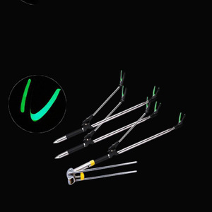 Support de canne à pêche en acier inoxydable, télescopique, lumineux, réglable, double usage, pour chaise de pêche - Product Image 5