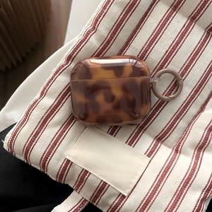 เคสป้องกันสำหรับ AirPods รุ่นที่ 4 ลายเสือดาวสีเหลืองอำพัน ใหม่ สำหรับ AirPods Pro 3 เคสแบบนิ่มสำหรับหูฟังไร้สาย Pro 3 - Product Image 1