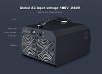 Chargeur intelligent LiPo LiHV UP2000-14S durable 6-14S Photographie Drone d'arpentage agricole de sauvetage en cas d'incendie