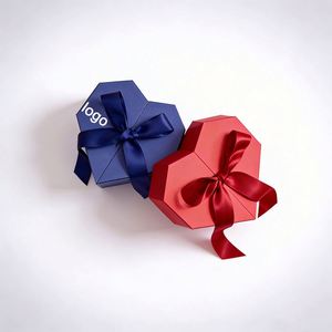 Factory Direct Customizable Heart-Shaped Paper <b>Gift</b> <b>Box</b> With Ribbon Luxury Ideal for Valentine's & Wedding <b>Gift</b> Packaging - Product Image 2