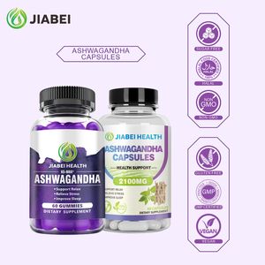 OEM fabrika Reed kök ashroot andha sakızlı kapsüller uyku yardım Gummies yetişkin vitaminleri stres rahatlatmak uyku kalitesini artırmak - Product Image 5