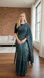 Sarees para Mujer, Ropa Tradicional Elegante Diseñada para un Estilo Moderno, Tela Duradera con Colores Ricos y un Atractivo Gracioso - Product Image 2