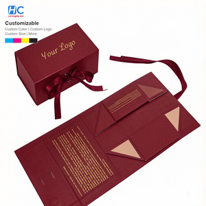 Factory Price Custom Logo Printing Wig <b>Storage</b> <b>Box</b> Folding Paper Gift <b>Box</b> for Hair Durable Cardboard Collapsible <b>Box</b> for Bundles - Product Image 2