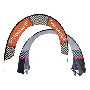 Fast Shipping Delivery Arch Gate Fabric Pop up Portable Light Display Gates for Sale Drone Racing - Product Image 1