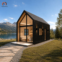 Maisons de luxe modernes et transportables, structure LGS, maison modulaire préfabriquée, mini-maison préfabriquée pour projets hôteliers et complexes hôteliers