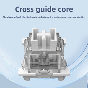 Interruptor <span class=keywords><strong>Outemu</strong></span> a Prueba de Polvo Verde/Azul/Rojo/Morado/Negro/Marrón, Interruptor Lineal/Clicker/Táctil de 3 Pines para Todos los Interruptores de Teclado Tipo MX - Product Image 2