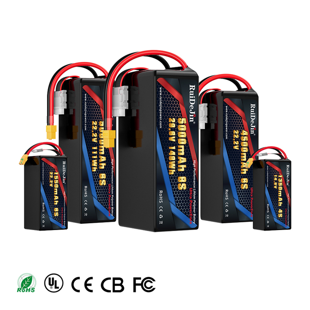 OEM Drone Battery1500mAh/1800mAh/2500mAh 3S 40C Lipo Battery 3.7V/11.1V Lithium Ion Pack for RC Toys Drones Agriculture UAVs