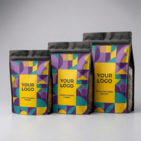 Sachet Doypack Personnalisé Mat Laminé pour Aliments pour Animaux, Vide, Anti-humidité, Recyclable, avec Fermeture Éclair, Vente en Gros