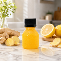Bouteilles en plastique PET personnalisées de 60 ml (2 oz) de qualité alimentaire avec bouchon inviolable pour thé, soda, shot de gingembre, jus et produits bien-être