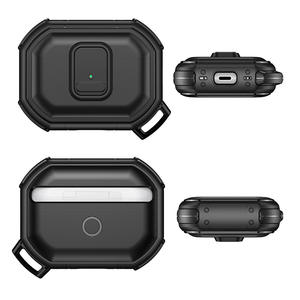 Funda para <span class=keywords><strong>AirPods</strong></span> Pro 3 con Bloqueo de Seguridad y Apertura Automática, Compatible con la Generación Actual, Resistente a Impactos y Protectora - Product Image 1