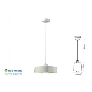 Ciotola a sospensione a LED ciotola in metallo 7W 4000K colore bianco Plexiglass per interni SKU-3933-illuminazione/ - Product Image 1
