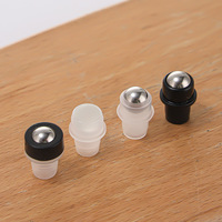 Parfüm-Rollerflasche 5ml 10ml Schraubverschluss Ätherisches Öl Glasflasche Zylinderform mit Mattiertem Farbdesign