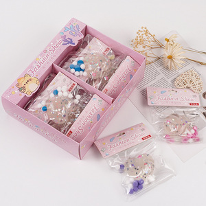 Hot Selling Novelty TPR Transparent Heart with Glitter Powder Pressure Release Soft Pinch Decompression Toys for Kids <b>Boys</b> Girls - Product Image 4