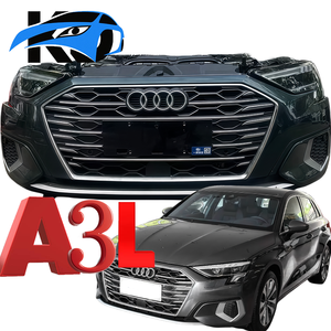 Ensemble de pare-chocs avant d'origine 8YG807647B 8YG807647D 8YG807671A avec phare, radiateur, condenseur et ventilateur pour <span class=keywords><strong>Audi</strong></span> A3L 2024 - Product Image 1