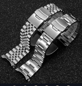 Correa de Reloj de Acero Inoxidable Sólido y Transpirable con Liberación Rápida para Seikoes SKX007/<span class=keywords><strong>SKX009</strong></span>, Ajuste Universal de 18-22 mm - Product Image 1