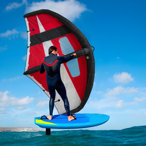 Tabla de Surf Inflable de 5m con Ala de Wingfoil, Material de Tela de Nailon para Windsurf en Lagos, Ríos y Océano KW01 en Stock - Product Image 3
