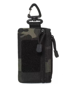 Sac de rangement portable multifonctionnel à fermeture éclair pour pièces de monnaie, clés et articles divers, à porter à la taille, pour la randonnée et le trekking en extérieur, avec logo personnalisé - Product Image 4