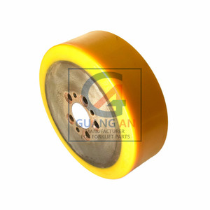 Roue d'entraînement en PU, pouces, pour <span class=keywords><strong>chariot</strong></span> <span class=keywords><strong>élévateur</strong></span> jungle heriche - Product Image 2