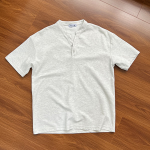 Camisetas Casuales Holgadas de Estilo Vintage, Unisex, Personalizadas, de Algodón Grueso, Lisas, Tipo Polo para Hombre - Product Image 6