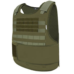 Chaleco Doublesafe, venta al por mayor de fábrica, cubierta verde, peso táctico ajustable Molle, chaleco táctico balístico ocultable, portador de placa - Product Image 2