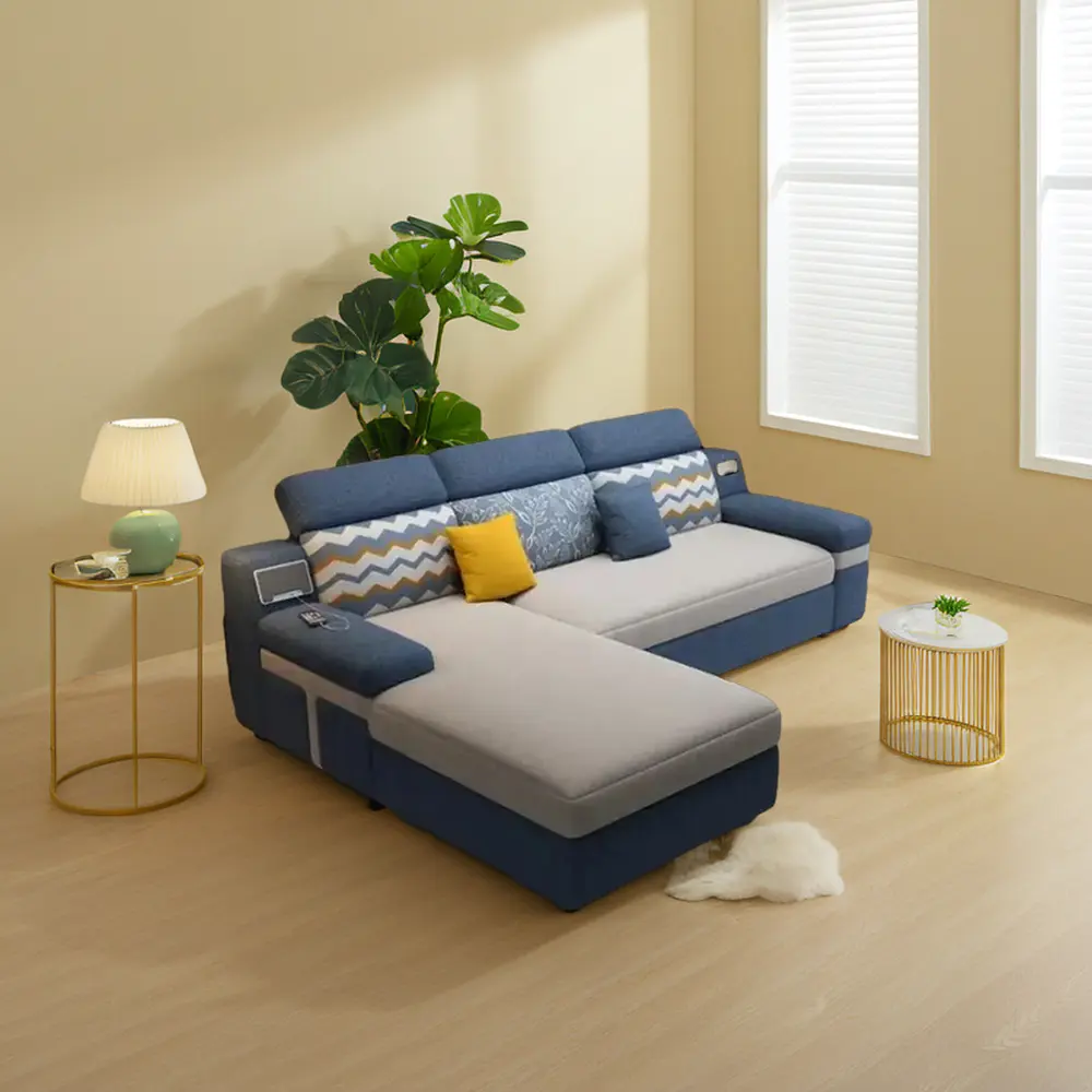 Nouveau canapé-lit pliant multifonctionnel avec rangement canapé en forme de L canapé-lit sectionnel canapé-lit