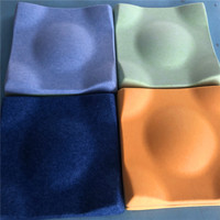 Vente d'usine - Panneau mural acoustique moderne 3D en fibre de polyester PET - Absorption acoustique hautement efficace pour salon et chambre à coucher