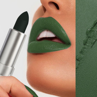 HUASURV Vente en gros 2 bâtons de rouge à lèvres mat à haute teneur en pigments marque privée rouge à lèvres vert hydratant naturel longue durée