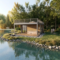 Nouvelles maisons écologiques en conteneurs avec passerelle et terrasse, conçues pour un style de vie moderne et écoresponsable en 2026