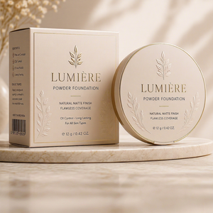 Custom Powder Foundation Box Makeup Packaging - Product Image 1
