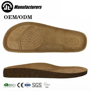 Wholesale cork soles 100% Eco-friendly soles durable comfortable shoe sole for Slippers making