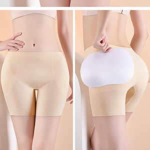 Culotte gainante sans couture rembourrée pour les hanches et les fesses, effet ventre plat et rehaussement des fesses, contrôle abdominal et amélioration des courbes - Product Image 1