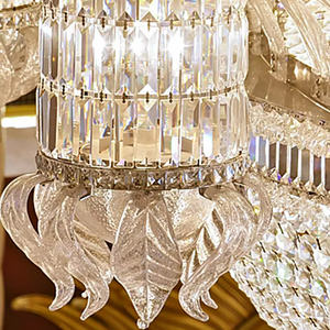 โคมไฟระย้าคริสตัลหรูหราสไตล์วินเทจแบบดูเพล็กซ์สไตล์ยุโรปวินเทจสไตล์วิลล่าวัง - Product Image 5