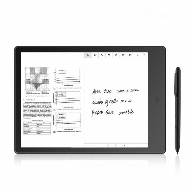 M103 10.3 Inch Android 11 Ebook Reader 300PPI Quad Core 4+64GB E-Ink Screen English/Japanese French Chinese Greek Russian Hebrew