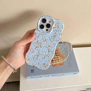 <span class=keywords><strong>Il</strong></span> giglio fresco e in stile è adatto per la custodia del telefono Apple 16promax wave per iPhone15 nuovo modello 14 13 - Product Image 5