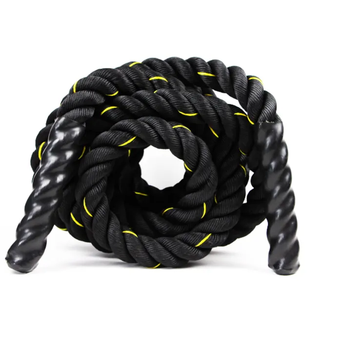Home Gym Outdoor 1.5 Inch Heavy Battle Rope Workout Rope Fitness Strength Training Rope