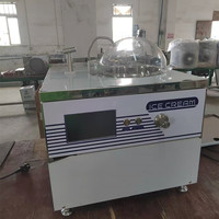 Congélateur automatique à lots en acier inoxydable, machine à fabriquer des glaces italiennes, des glaces dures