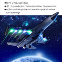 Modèle d'avion à réaction en EVA, mini avion de chasse télécommandé avec une portée de 200 m, utilisation intérieure-extérieure, piles incluses