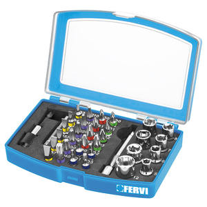 Tools, Screwdrivers and <b>Riveters</b>, FERVI HEXAGON SOCKETS AND BITS SERIES - 0404 - Product Image 1