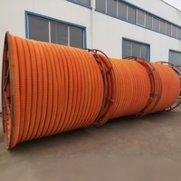 Tuyau en PEHD pour câbles, gaine extérieure SN4 SN8 pour système de protection de câbles télécoms à fibre optique souterrains