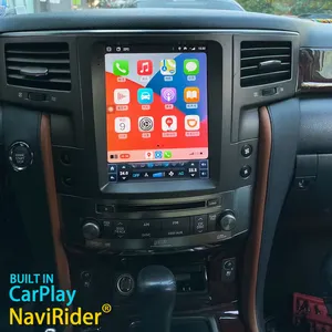 Untuk Lexus LX570 2007 2015 Multimedia Radio mobil Android 10.4 inci layar sentuh Auto Carplay Monitor kepala Unit peningkatan navigasi